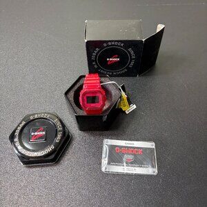NEW Casio G-Shock Red Digital Watch DW5600SB-4